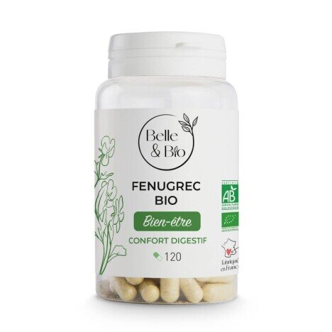 Belle&Bio Schinduf Bio, Fenugrec Organic, 120 capsule